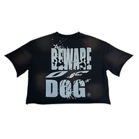BEWARE OF DOG x SHAD MOSS "Cropped Tee"