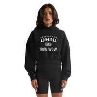 Women's "Property of Ohio" Cropped Hoodie