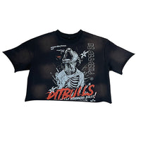 BEWARE OF DOG x SHAD MOSS "Cropped Tee"